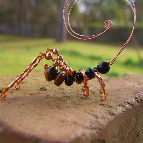 Beaded Grasshopper Handmade Insect Art Cricketgrasshopper Etsy
