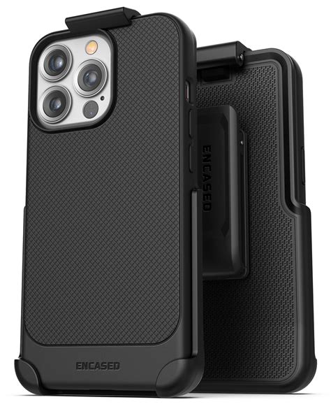 Iphone 13 Pro Thin Armor Case With Belt Clip Holster Encased