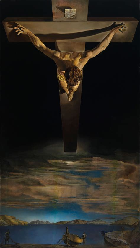 Christ Of Saint John Of The Cross By Salvador Dalí