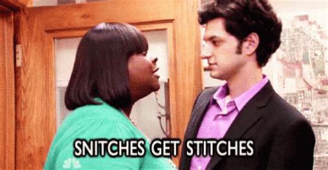 Snitches Get Stitches Parks And Recreation Snitch