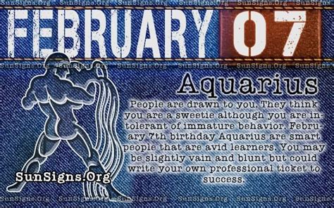 February 7 Zodiac Horoscope Birthday Personality Sunsignsorg