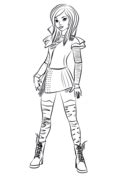Drucken sie die ausmalbilder der erben kostenlos auf. Descendants Ausmalbilder / Cute Anime Girl Coloring Page ...