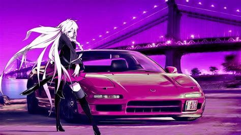 Purple Anime Car Wallpapers Wallpaper Cave