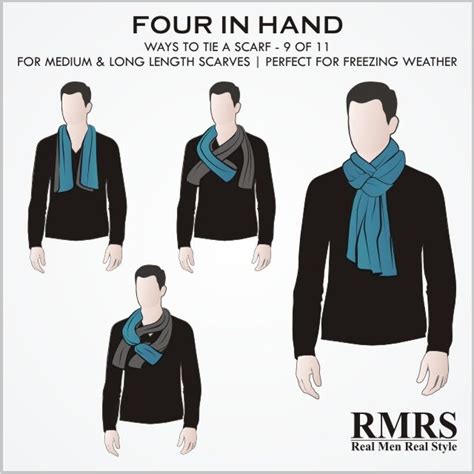 10 Manly Ways To Tie A Scarf Masculine Knots For Men Wearing Scarves