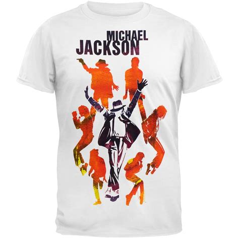 Michael Jackson Michael Jackson Pose White Adult T Shirt X Large