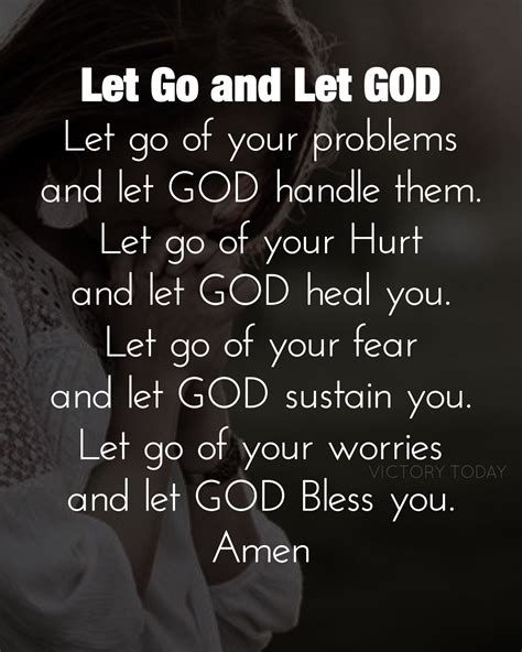 Let Go And Let God Let God Let Go And Let God Good Morning God Quotes