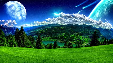 48 Wallpaper Science Fiction Planet Landscape Wallpapersafari