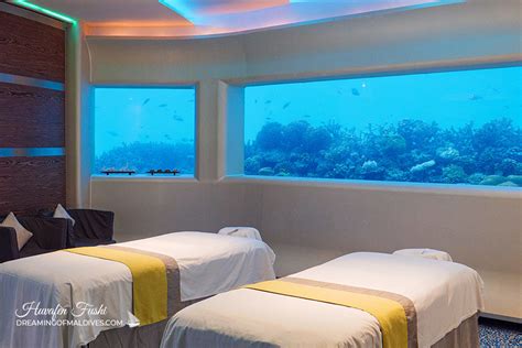 Video And Photos Of Huvafen Fushi Maldives Underwater Spa Dreaming Of