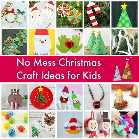 No Mess Christmas Craft Ideas For Kids Emma Owl