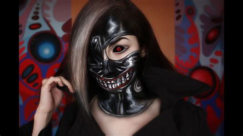 Tokyo Ghoul Сosplay Kaneki Ken Mask Makeup Tutorial By Kotvampir Youtube