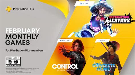 La gamme PS+ de février vient d'être annoncé avec Control en tête d