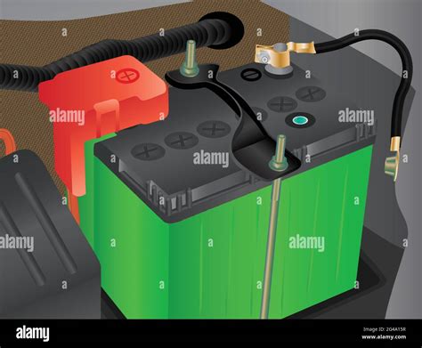Vector Illustration Of Auto Battery Stock Vector Image And Art Alamy