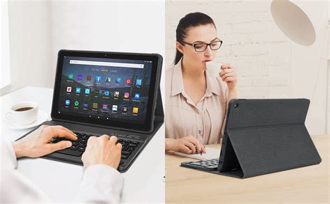 Morecoo Keyboard Case For All New Fire Hd 10 Tablet And