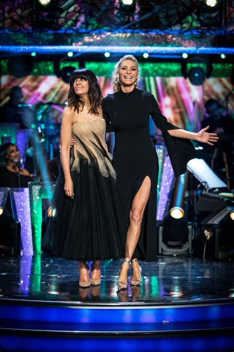 Tess Daly Outfit Strictly Come Dancing Host Wears Revealing Solace