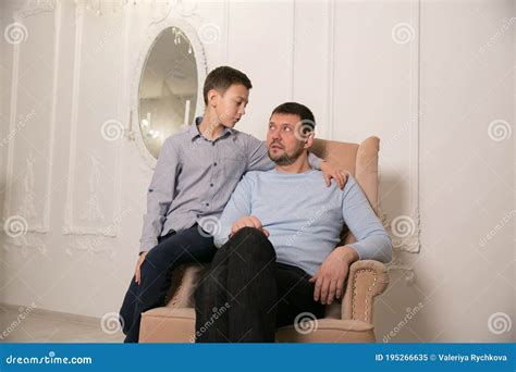 father and son talk conversation between dad and son stock image image of lifestyle