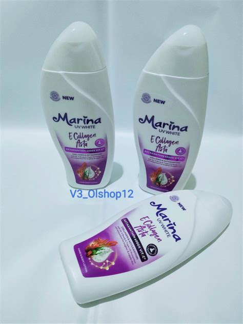 Marina Hand And Body Lotion UV White E Collagen Asta / Handbody