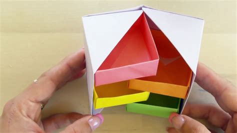 Diy Cajones Secretos Origami Secret Stepper Box Origami Youtube