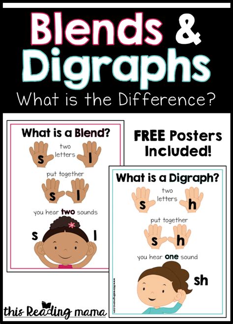 The Difference Between Blends And Digraphs This Reading Mama Blends