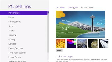 How To Change The Start Screen For Windows 8 Youtube
