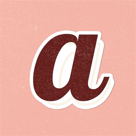 Download Free Psd Image Of Alphabet Letter A Vintage Handwriting