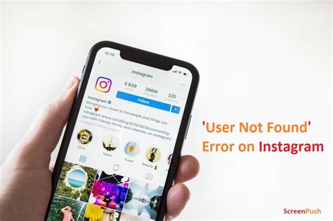 Instagram User Not Found Error Explained ScreenPush