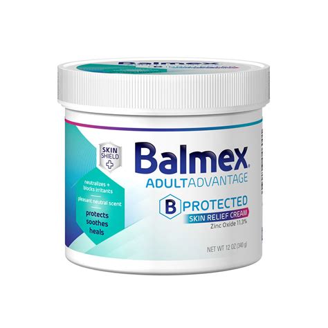 Balmex Adultadvantage Skin Relief Cream Balmex Complete Protection