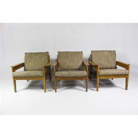 Mid Century Danish Lounge Chair By Arne Wahl Iversen For Komfort 1960s