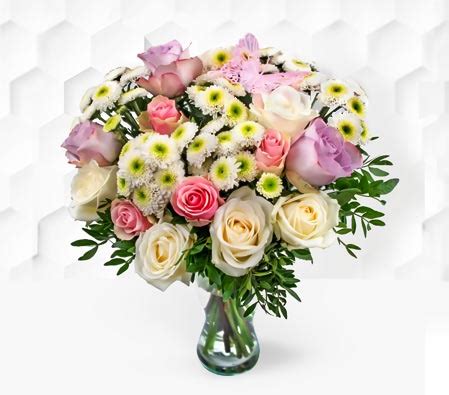 What arrived was 8 (only eight!) red roses. Rose Medley Bouquet - Online Delivery - Send Flowers UK to ...