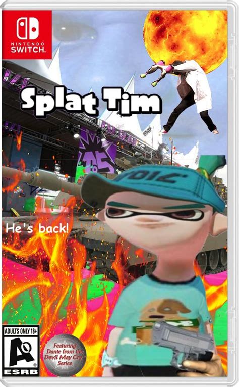 Splat Tim Hes Back Splatoon Memes Splatoon Comics Splat Tim Super