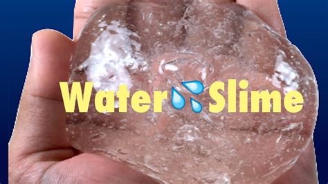 Water Slime 4 Ways 💦 How To Make The Best Clear Slime Diy Water Slime