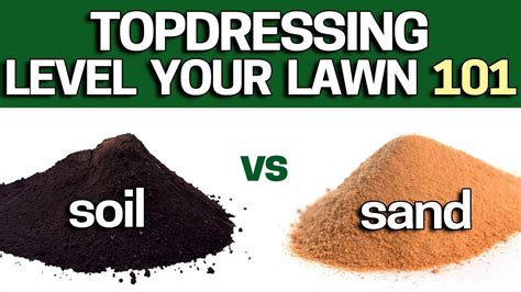 My back yard is not perfectly level, so we are top dressing. How to Topdress & Level Your Lawn Using Sand or TopSoil ...