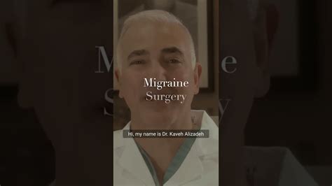 Migraine Surgery Nyc And Long Island Dr Kaveh Alizadeh