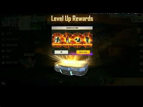 Item rewards are shown in vault tab in game lobby; Garena Free fire 63 level up reward 😂😂 - YouTube