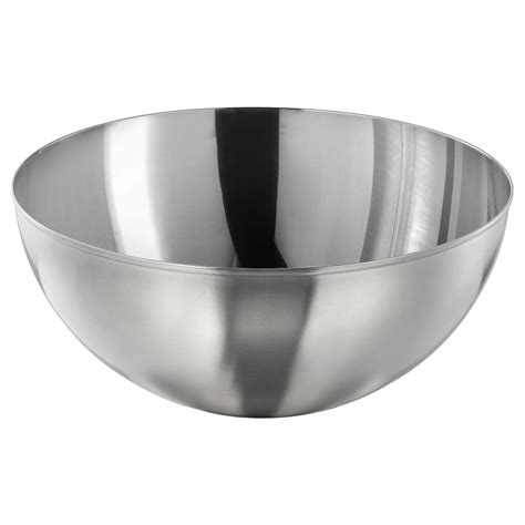 Blanda Blank Serving Bowl Stainless Steel 28 Cm 11 Ikea