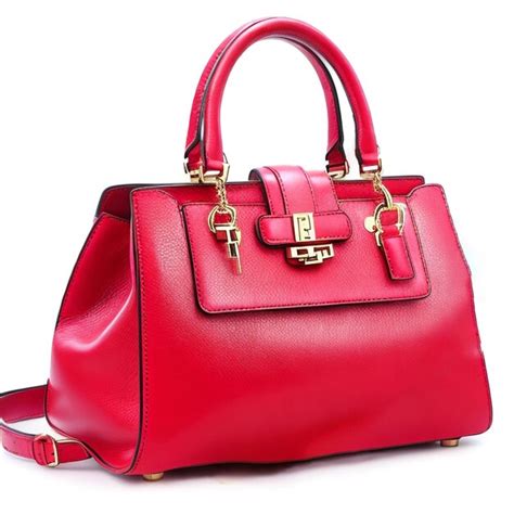 Premium Ai Image Luxury Fashion Red Handbag