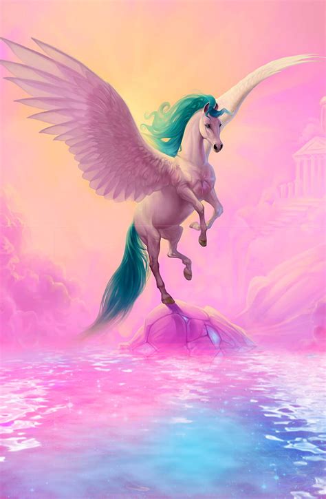 1920x1080px 1080p Free Download Pegasus Fantasy Magic Pink