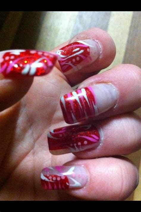 197 best images about Valentines Nails on Pinterest | Nail art, My