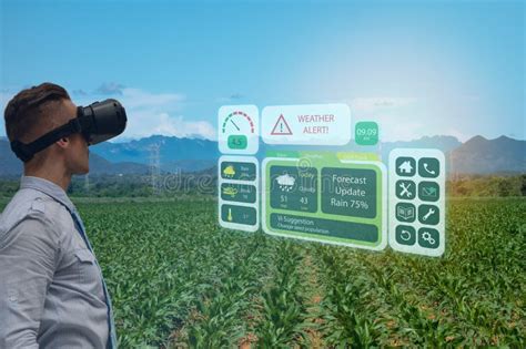 Iot Smart Industry Robot 40 Agriculture Conceptagronomistsmart