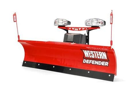 Western Defender Snow Plow Hudson River Truck And Trailer Enclosed