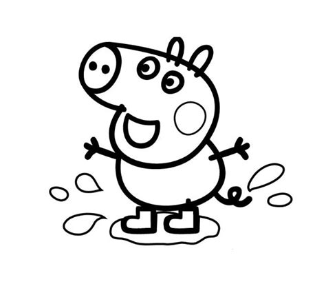Dibujos para colorear: Peppa Pig para pintar