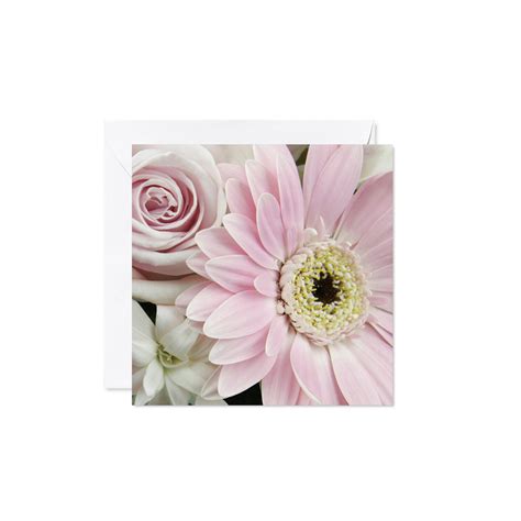 Pink Flower Greeting Card Lifebloomsca