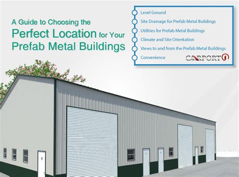 A Guide To Choosing The Perfect Location For Your Prefab Metal