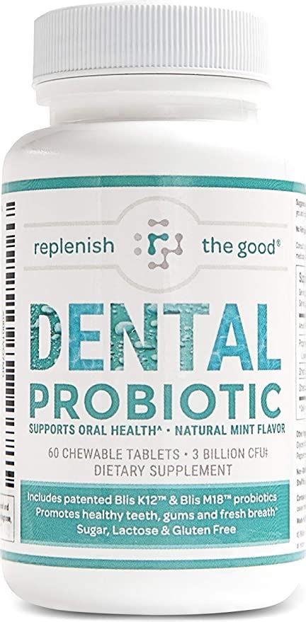 Dental Probiotic 60 Day Supply Oral Probiotics For Bad Breath Tooth