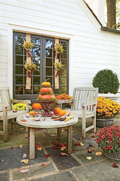 35 Best Yard And Patio Furniture For Fall Decor Fall Patio Decor