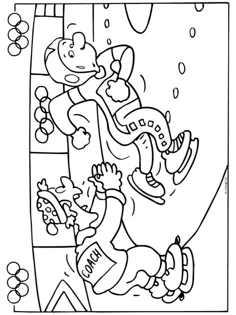 Schaatsen Olympische spelen Knutselpagina.nl knutselen, knutselen