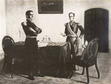 Entrevista De Guayaquil Entre José De San Martín Y Simón Bolívar