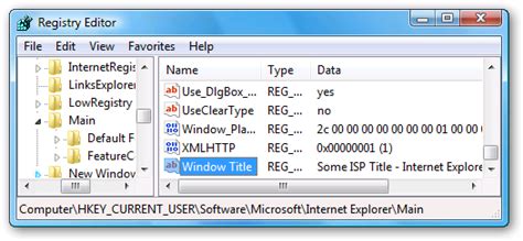 Some toolbars allow for adjustment or personalization, letting the. Remove ISP Text or Corporate Branding from Internet ...