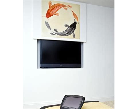 Weitere ideen zu fernseher verstecken, fernseher, versteckter fernseher. TV-Integration: Den Fernseher verstecken | Auditorium ...