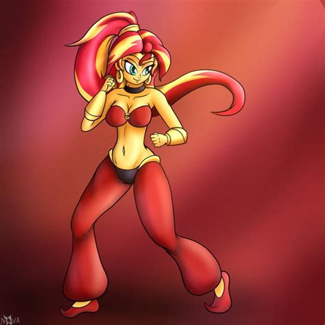 Sour sweet is a female human and a student from crystal prep academy. #1355689 - alternate hairstyle, artist:novaspark, belly ...