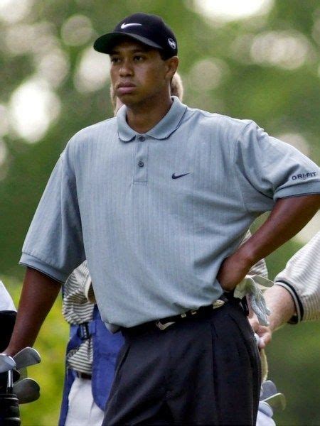 Tiger Woods Then Athlete Mens Tops Famous